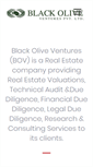 Mobile Screenshot of blackoliveventures.com